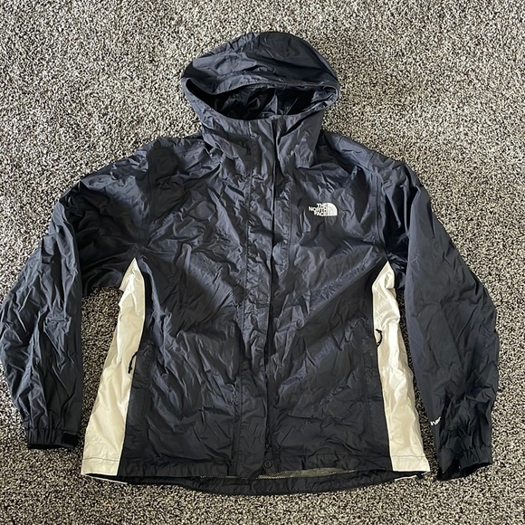 Northface jacket woman’s size large, black and white - Picture 1 of 8
